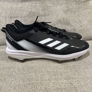 Adidas Icon 7 Metal Baseball Cleats Mens SIze 15 Black Low Top Shoes FZ1558
